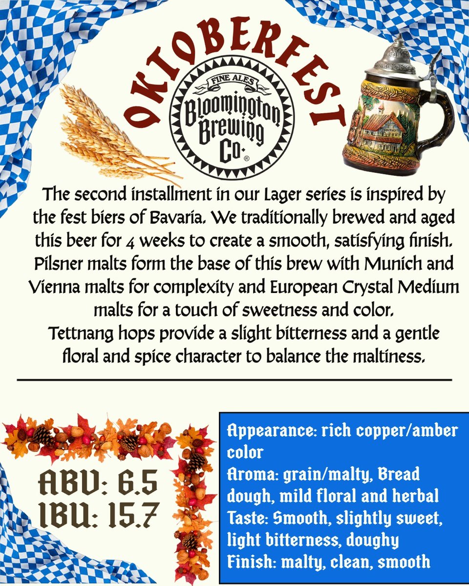 🚨 New brew alert 🚨 Another first for BBC, Oktoberfest is coming soon