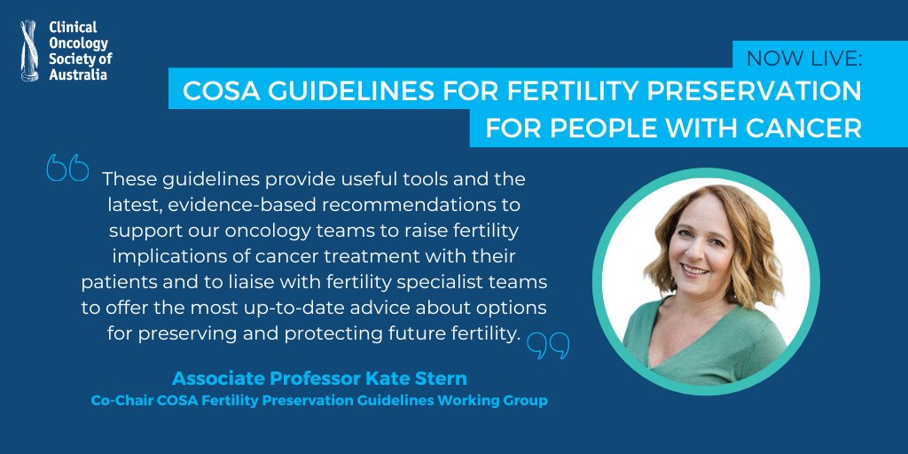 💻 Our guidelines for fertility preservation for people with #cancer are live! 👶 Designed by HPs, for HPs, these guidelines will assist in discussing & managing fertility preservation for children, adolescents & adults of reproductive age @thewomens @ANZoncofert