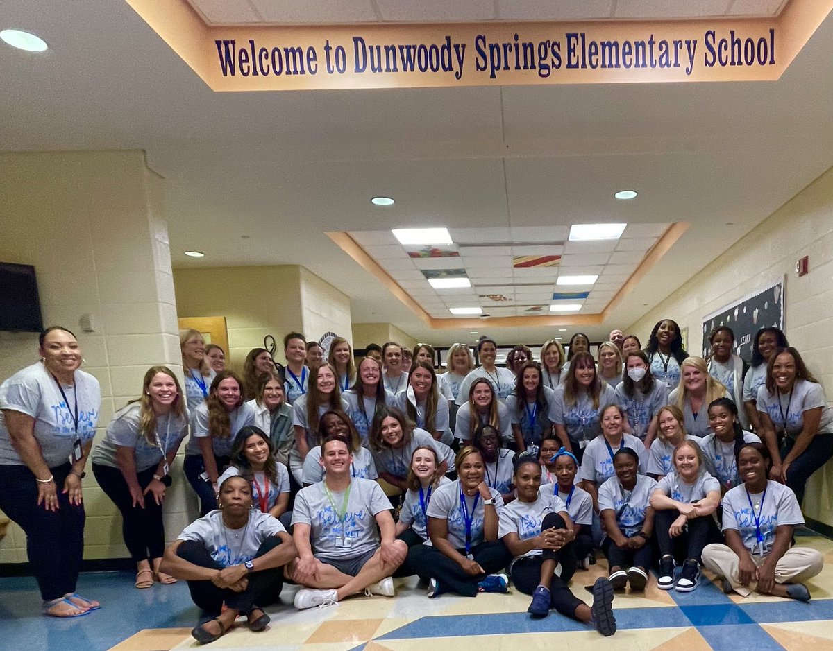 Relationships &amp; Routines - FCS BIG Rock #1! 
Here we are, all smiles, after day one was done! #ilovethisteam ⁦<a href="/DunwoodySprings/">DunwoodySpringsElem</a>⁩
