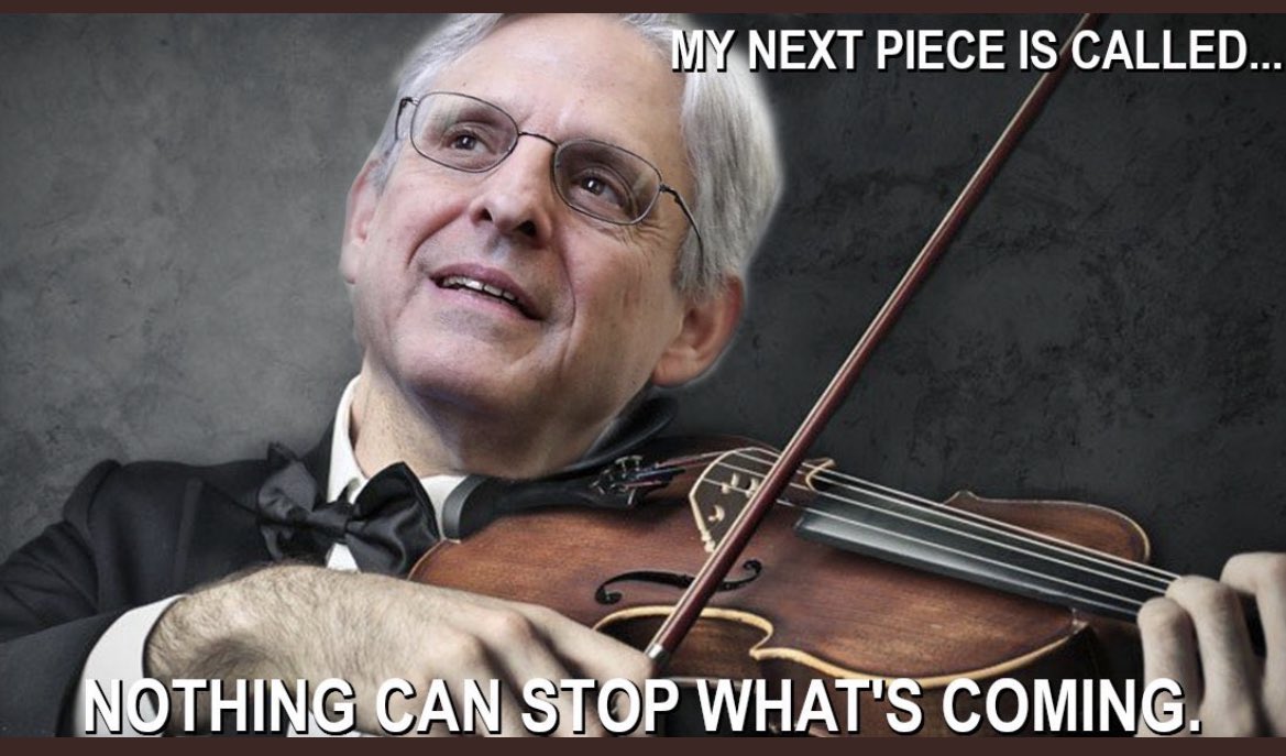 AvA4Bleue's tweet photo. @OmarRiverosays AG Garland does his work methodically, quietly &amp; with integrity.  No leaks. Opinions by twitter law are just that. No one knows anything until DOJ is ready. https://t.co/4XLHsMhbrk