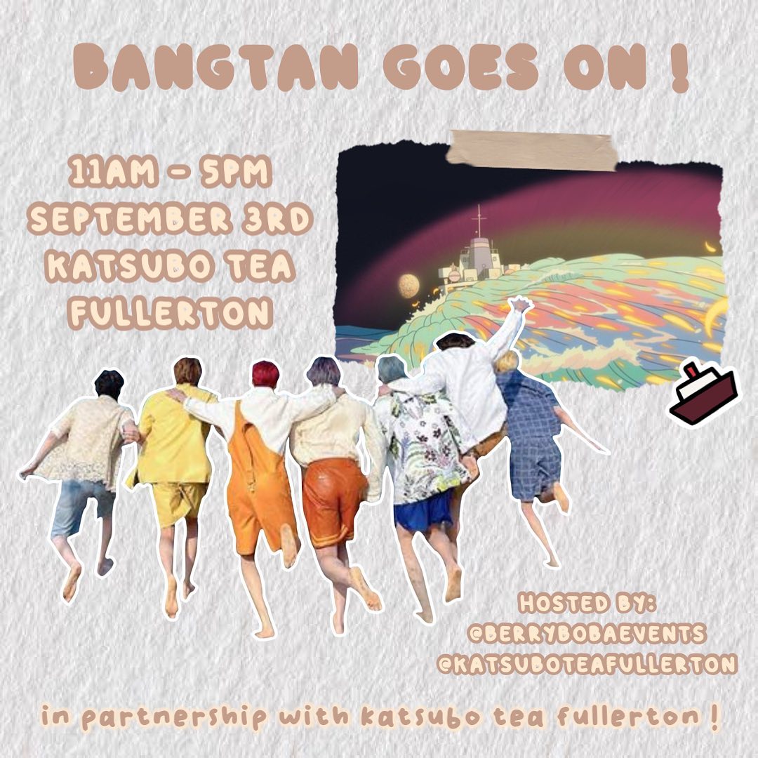 Coming soon!
 Hosted by <a href="/BerryBobaEvents/">Berry Boba Events</a> #BangtanGoesOn