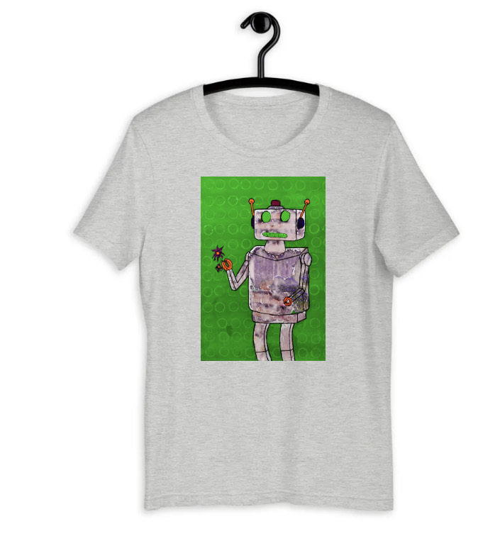 AnthonyContini's tweet photo. Do a #robot refresh in your wardrobe this #Fall Season.
 ⬇️⬇️⬇️
https://t.co/u9YZr4HV4y 

#continiart #clothing #ohio #artist #art #artwork #supportlocal #drip #shirt #streetart #expressionism https://t.co/r0GIdPEmoV