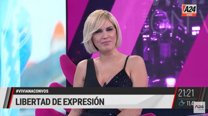 DanannOficial's tweet photo. Estimados @A24COM, al poner esta recopilación de la libertad que ha tenido @vivicanosaok para criticar al gobierno, lo único que logran es dejar bien en claro que el límite de ustedes es que toquen a @SergioMassa. No pueden ser tan pelotudos y regalarse así, hermano. https://t.co/L3rCouEsIc