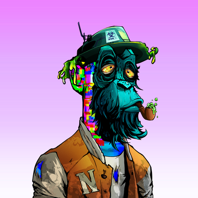 daftcryptopunk's tweet photo. This @InfectedMob  X @Primatesnft  collab is absolutely fire!! https://t.co/cJBeFoxR7f