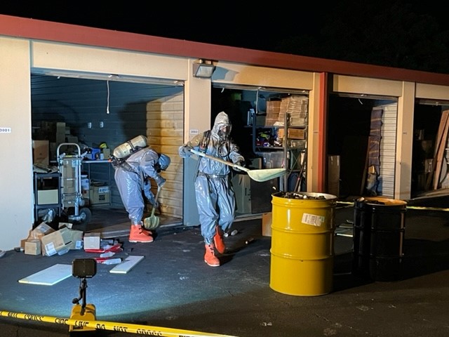 Your <a href="/CherryHillFire/">Cherry Hill Fire/EMS</a> FFs responded Sunday to a HAZMAT fire in a self-storage facility. FFs faced a complex, physically taxing, &amp; manpower-intensive operation. Multiple CHFD FFs were evaluated on scene by EMS with one transported to the hospital for evaluation &amp; later released.