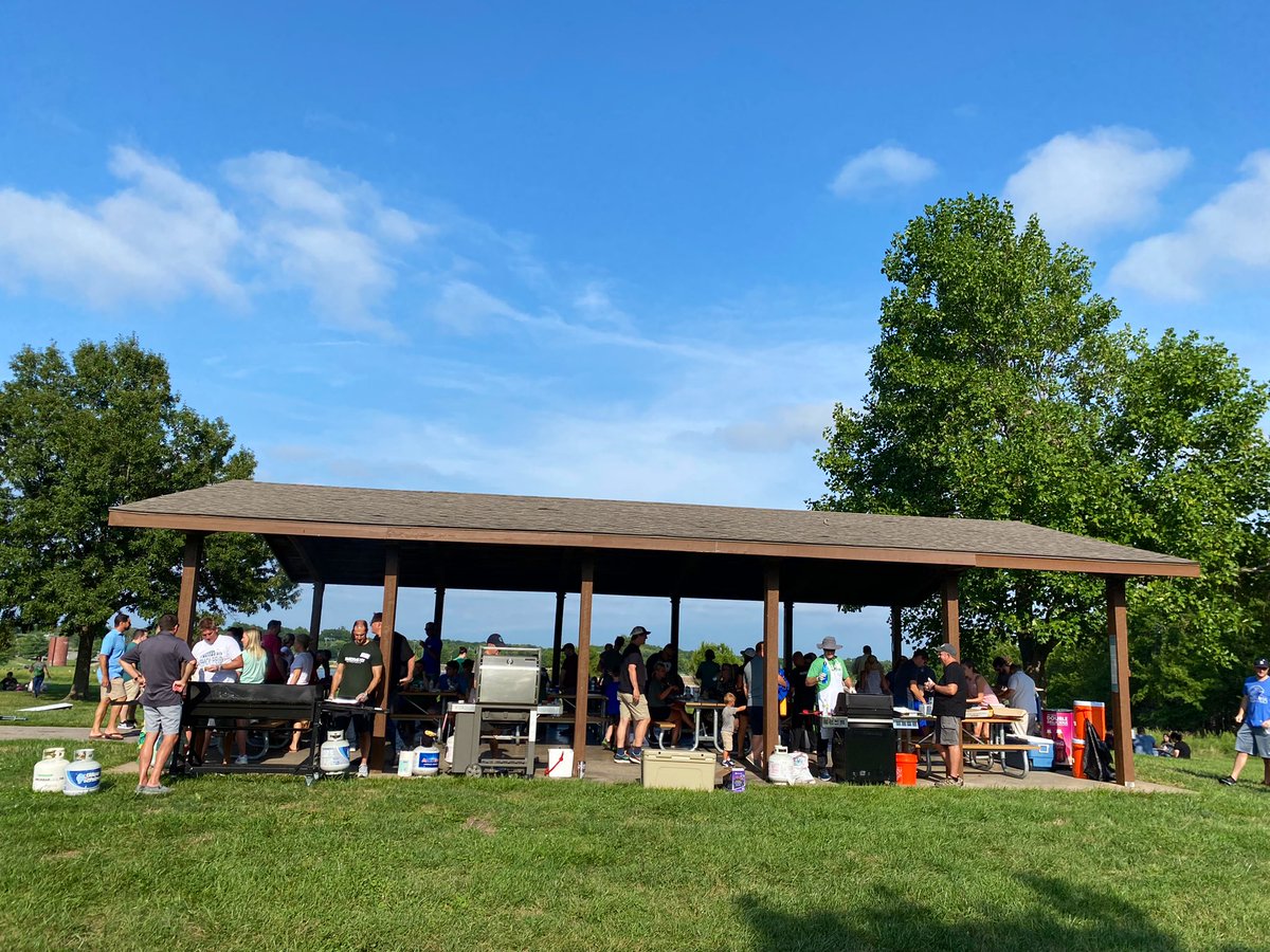 SWTimberwolves's tweet photo. A great way to start the year with a Southwest Staff BBQ! A big THANK YOU to our @BVSWHSFathers &amp; @bvsw_pto for helping make it possible! #ProtectThePack https://t.co/C7zjq4s2xD