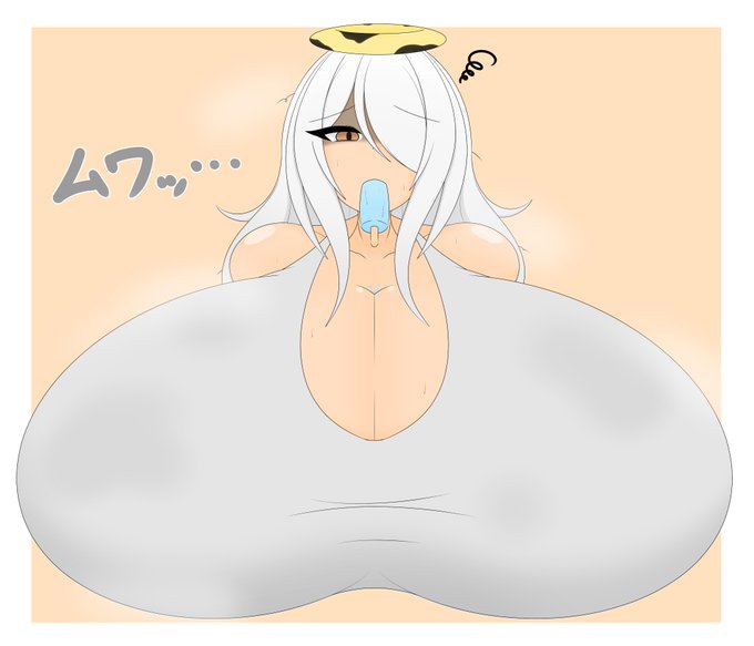 久々に普通のおっぱい
暑そうなうちのこ 