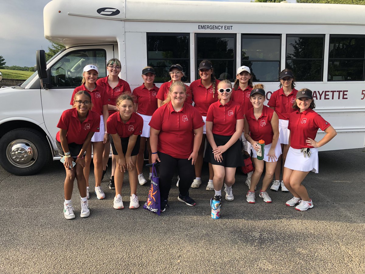 The ladies dropped muggy match to cross county rival Harrison 200 to 218. <a href="/MarleeMatz/">marlee matz</a> was medalist with a 43. 9 ladies got to play our sectional course and gain valuable playing time. <a href="/indianahsgolf/">Indiana HS Golf</a>