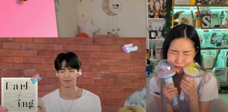 90sDisaster's tweet photo. not you and dk with the same facial expression listening to iu @sillypak 🤣🤣🤣🤣 https://t.co/9yfj18lkwv