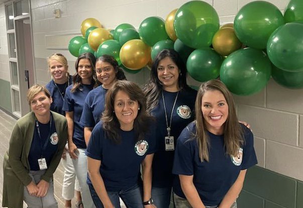 Cheers to a great year from our 4th grade team! We loved meeting all our new bears at Meet the Teacher today!🧸💚<a href="/HumbleISD_BBE/">Bear Branch Elem</a> <a href="/SterryMs/">Jazmyn Sterry</a> <a href="/MrsKSaunders/">Mrs. Saunders</a> <a href="/SraGrantham/">Elizabeth Grantham</a>