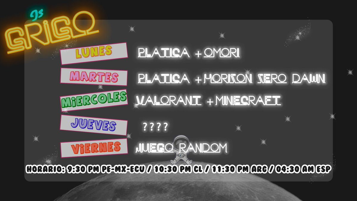 IsGrigo_'s tweet photo. Uwu pues este es el plan para la semana gentita linda ♥ https://t.co/1JjZzsH2tv