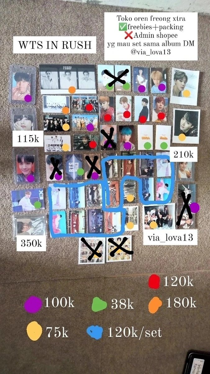 Via_lova13's tweet photo. [HELP RT]

WTS IN RUSH

Panggilan buat para collector (army bts) dan Admin GO Ind

YOKK bantu abisinn 💜
🏠 Bandung
✅ Bisa Keep Event 25.8

t. 25.8 wts wtb album bts pc jimin suga yoongi proof btsw ynwa sla wings ly dnw butter armybomb se be https://t.co/Y60N0IKsXh