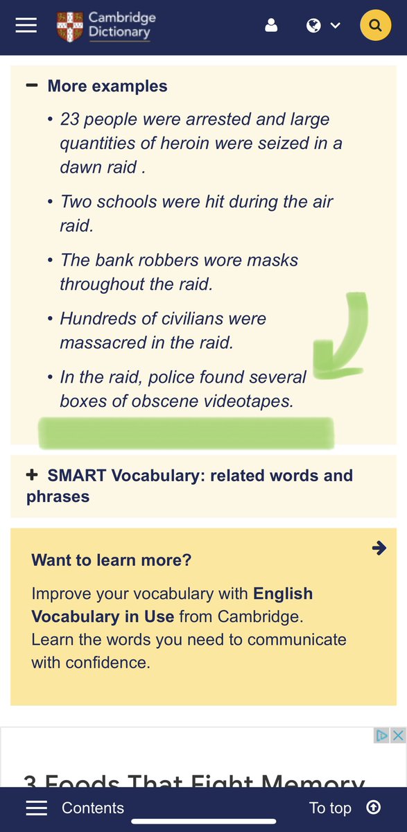 nlcurl's tweet photo. @CNN Going to try to pull a fast one and change the definition of the word raid. In case you are confused the definition correctly matches the context former President Trump used it in. He was raided. @DanaBashCNN  @FoxNews @MSNBC Simple as that. https://t.co/f7cCQGgyXN