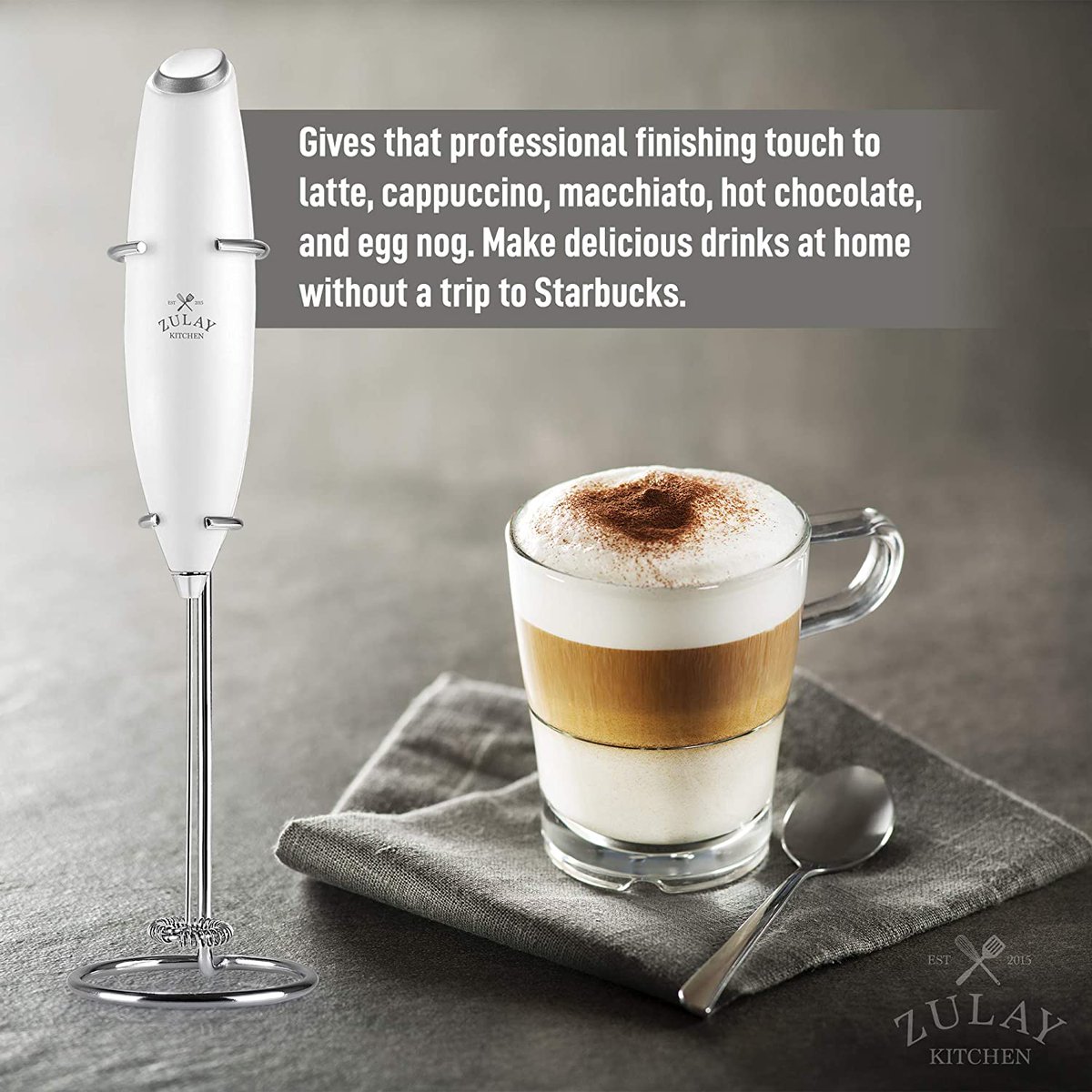 mymylodge's tweet photo. Handheld Milk Frother Foam Maker (Frosted White)
The Milk Boss Frother gives that professional finishing touch to your latte, cappuccino, macchiato or hot chocolate.
#homegoods #coolgadgets #foammaker #milkmaker #homeaccessories https://t.co/KJdetYkIv6