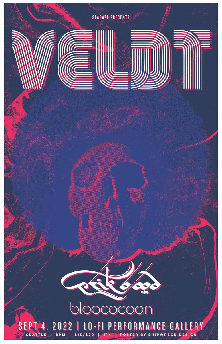 We can’t wait for this incredible show <a href="/VeldtThe/">TheVeldt</a> and @erikblood along with bloococoon