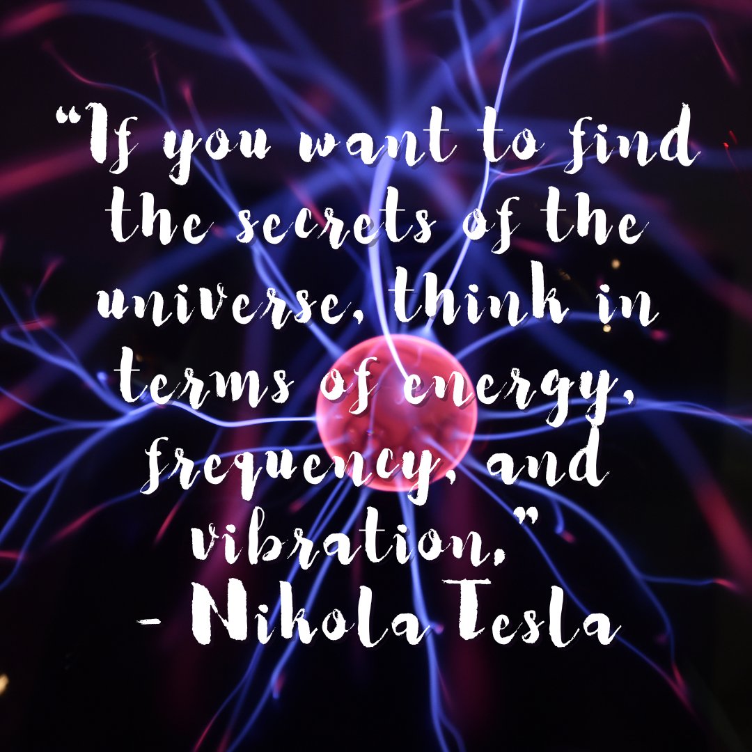 BacaInstitute's tweet image. “If you want to find the secrets of the universe, think in terms of energy, frequency, and vibration.” Nikola Tesla

#InspirationalQuotes #QuantumConnection #selfdiscovery #innerconnection #heroesjourney #creativeinnovators #thoughtleaders #personaldevelopment #personalgrowth