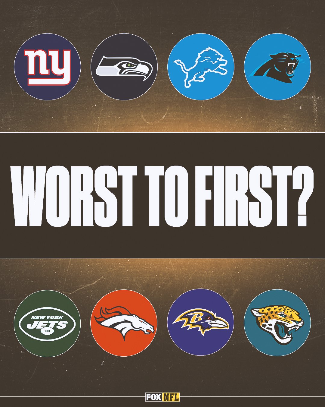 FOX Sports: NFL on X: 'Which team could go from worst to first in