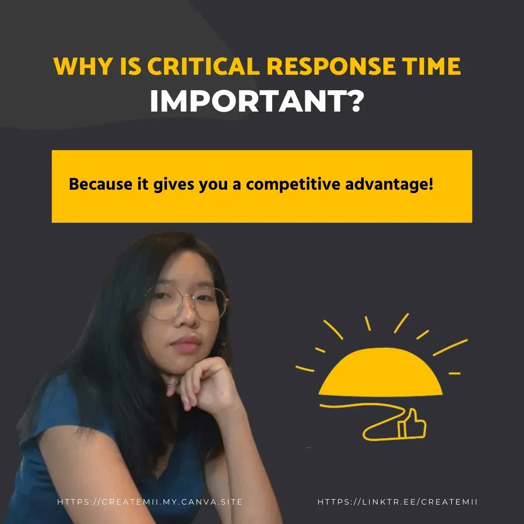 createmii's tweet photo. Why is critical service response time important in social media marketing? 🗣

Because it gives you a competitive advantage!

That’s why you need Create.Mi for this! Contact me through https://t.co/MkjMjvxQmB for more information. 

#createmi #socialmediamanagerphilippines https://t.co/qcYwkCrFJW