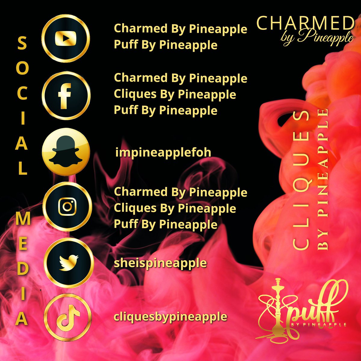 sheispineapple's tweet photo. #mobilehookahservice
#jewelrymaker
#new #youtubechannels #filming #comingsoon #follow #share #membersonly #savings https://t.co/XLuUDu05bZ
