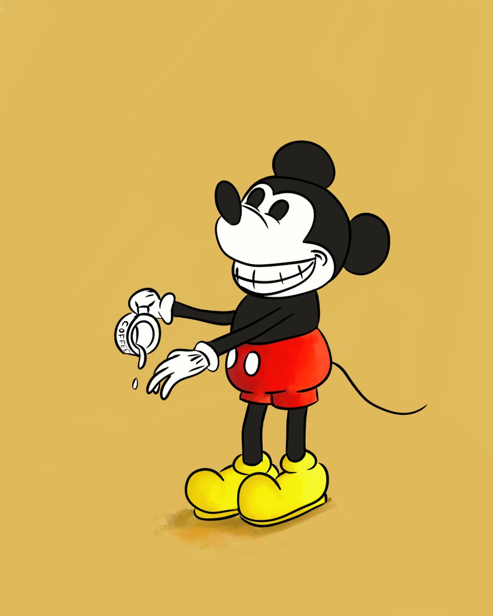 AnthonyContini's tweet photo. #tbthursday  just a couple illustrations from my #coffee series 

#art #continiart #ohio #artist #mickymouse #minnie #disney #digital #tbt https://t.co/iwM3SlANVX