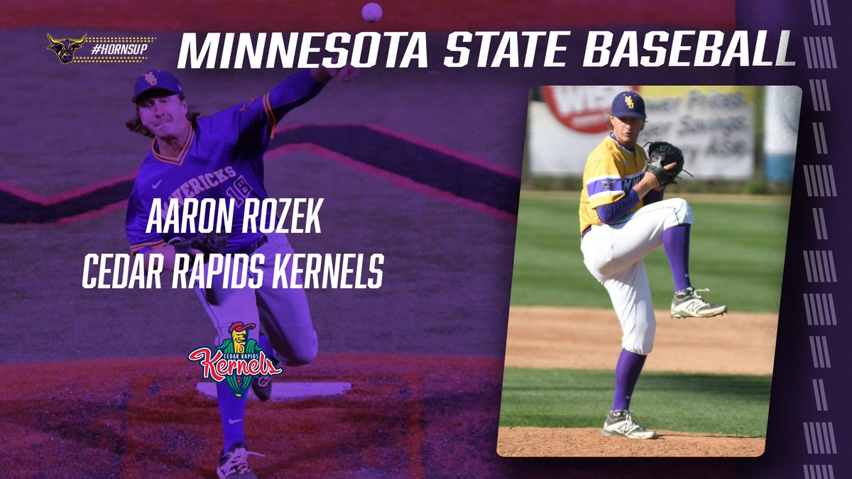 Fmr Minnesota State Baseball LHP @AaronRozek slated to start for @CRKernels in Field of Dreams Game vs. Quad Cities Tuesday in Dyersville, Iowa. Game broadcast on MLB Network...first pitch slated for 6:15 p.m.