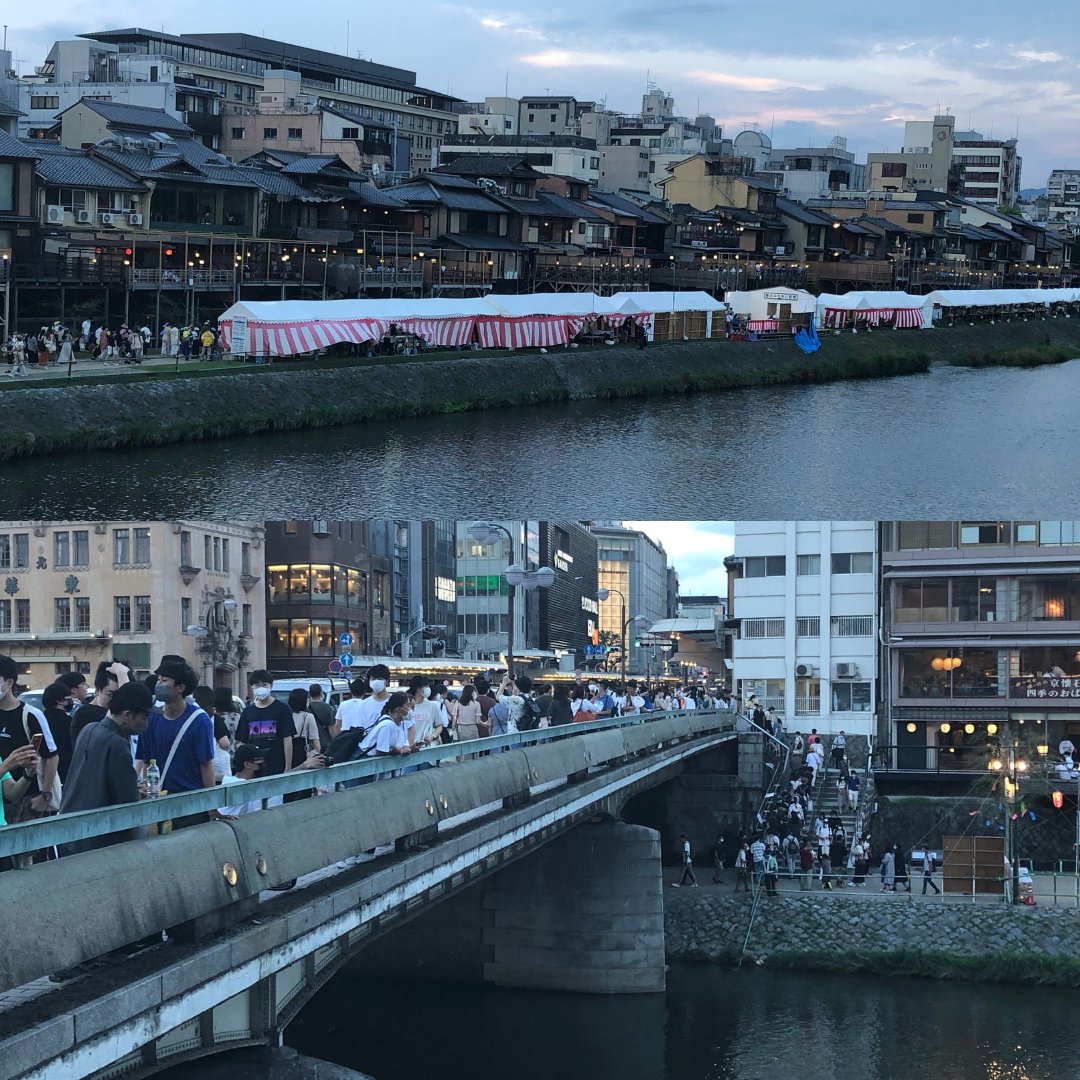 ToshinDenki1947's tweet photo. 昼は灼熱の京都ですが、夕方になると少し涼しくなってきて川沿いを歩く人も風を感じて気持ちよさげでした。
鴨川の風がクールワーカーで更に気持ちよさそうになるそんなひとときでした。
京都県人会の皆様、ありがとうございました。
#東神電気 #coolworker #京都 #クールワーカーで納涼 # https://t.co/7uvkjNWQkf