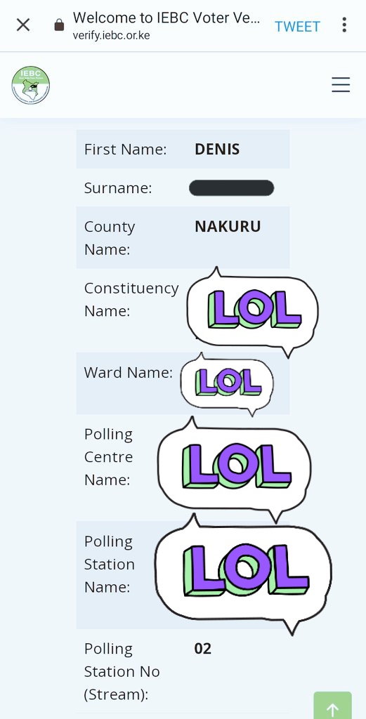 devanshrohan's tweet image. Hi use this link to verify your voting details 👇👇 I&apos;ve already got mine👇💯
 verify.iebc.or.ke