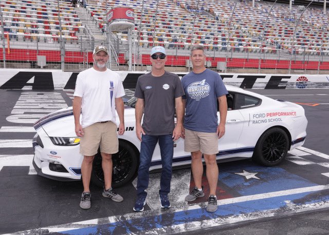 Thank you @BuschBeer for an amazing time at the ultimate driving experience with @KevinHarvick and @StewartHaasRcng ! Great Sponsor! Great driver! Congrats on Michigan win! I still can’t believe I won the sweepstakes. @Bjjohnson55