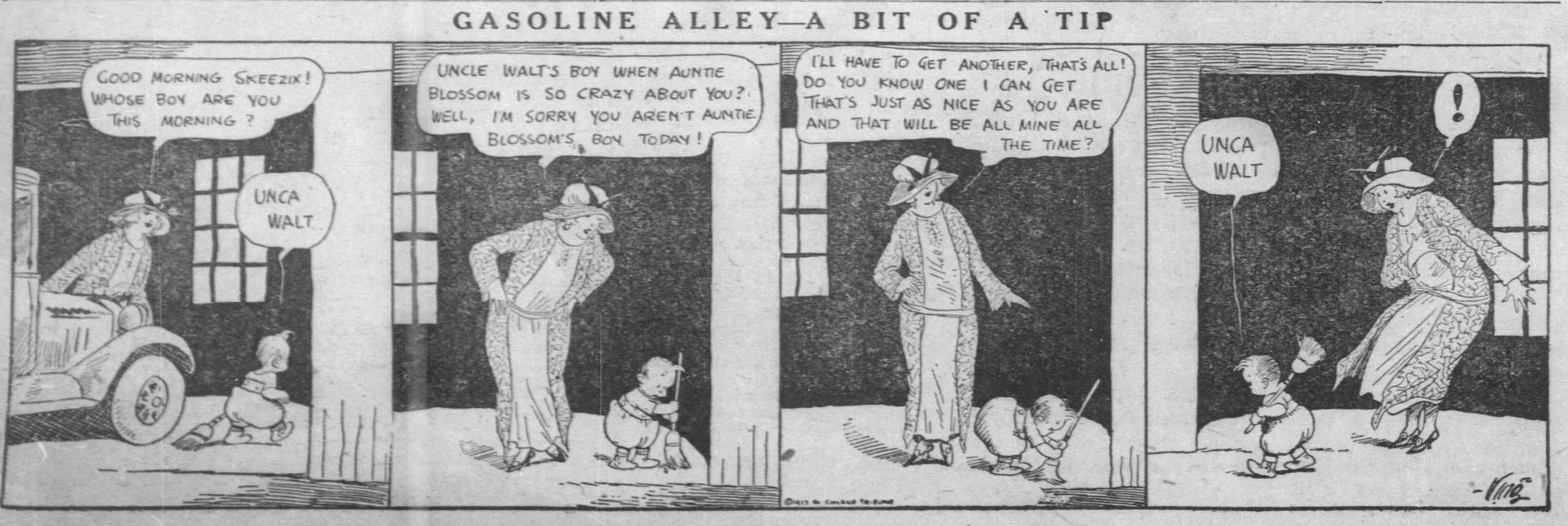 Stu Dolgon on Twitter "Gasoline Alley "years ago today" nostalgia for
