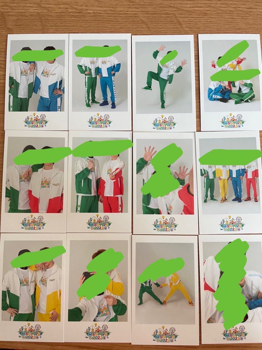 【交換】MSSP チェキ風カード

譲】１・２枚の画像のもの

求】３枚目の画像除く💚が写っているもの

中野会場(8/9、10)にいます、手渡しのみになります。
検索からでもお待ちしております！
よろしくお願いします！