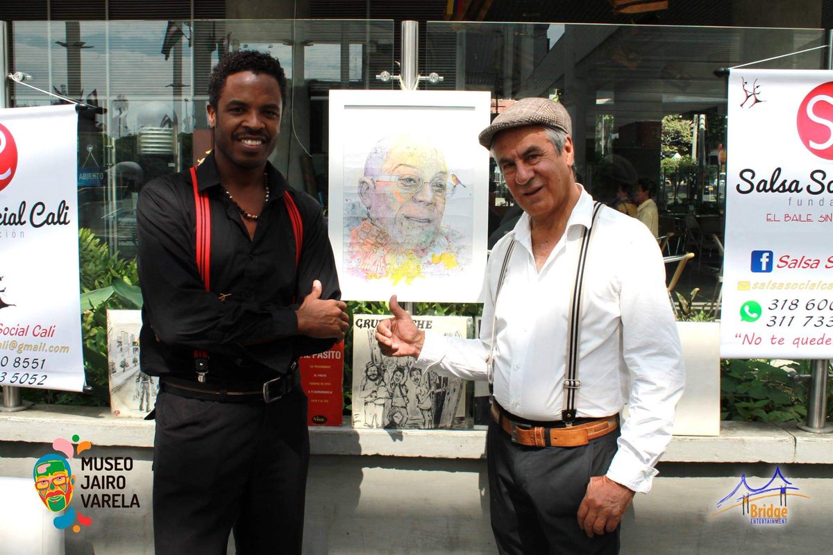 SantiagoAyerbe's tweet photo. 10 años sin el gran Jairo Varela. 
Esta ilustración comisionada hace varios años por la embajada colombiana en Viena fue entregada a su familia y está en El Museo Jairo Varela en Cali. Me honra, uno de los grandísimos de la música. @gruponicheoficial https://t.co/mGENjsoJxn