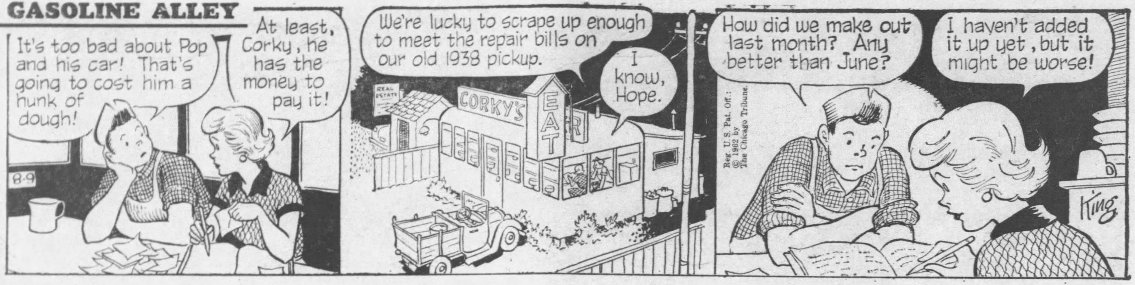 Stu Dolgon on Twitter "Gasoline Alley "years ago today" nostalgia for