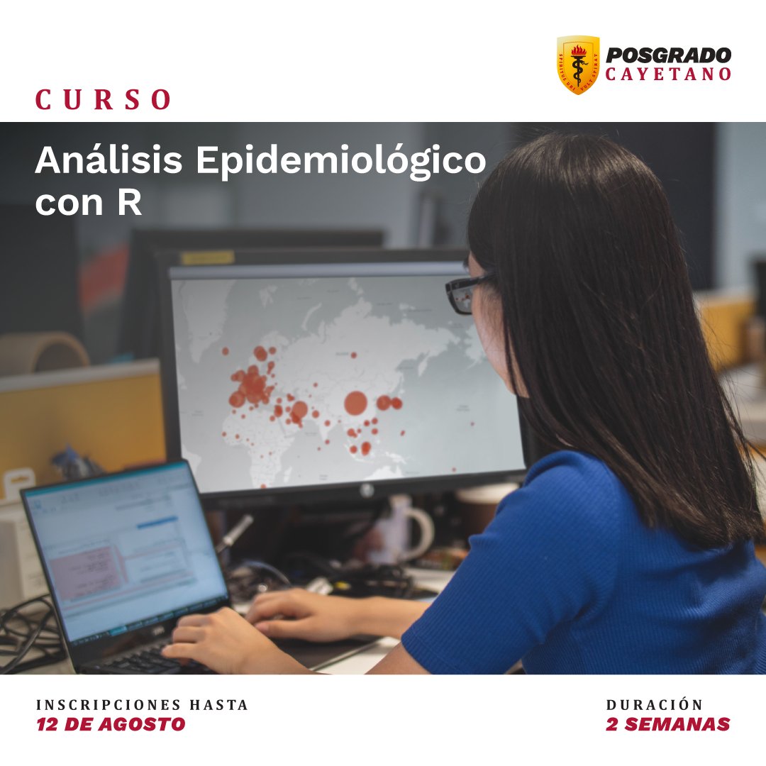 faspaupch's tweet photo. CURSO ANÁLISIS EPIDEMIOLÓGICO CON R
✅ Cierre de Inscripciones: 12 de Agosto
✅ Inicio de clases: 15 de agosto
👉 Inscríbete en: https://t.co/QDDSZe4he3
#Faspa #Posgrado #posgrado #AnalisisEpidemiologicoConR #UPCH https://t.co/NDOEpX8C8U