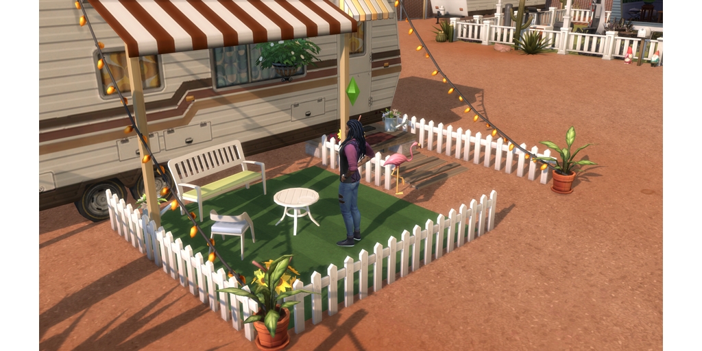 ICanFixItLater's tweet photo. My sim just left his dirty plate on his neighbor's table and I can't make him clean it up lol #TheSims4 https://t.co/6ycTyPP5cq
