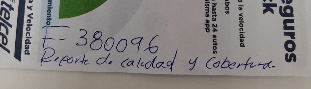 2/2
Anexo video donde se aprecia la antena en cuestión con cables sueltos. El tiempo de atención al reporte es 72 horas el cual se cumple hoy
#Telcel