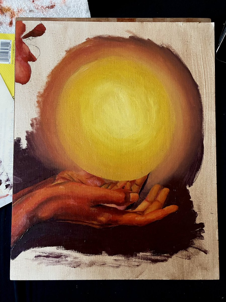 BryceCobbs's tweet photo. Constantly painting hands until it’s no longer difficult https://t.co/VZohISNIVI