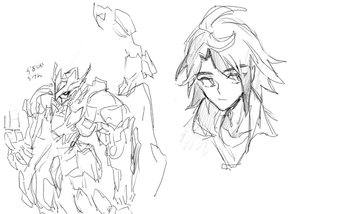 たくおのガンダム絵見て 