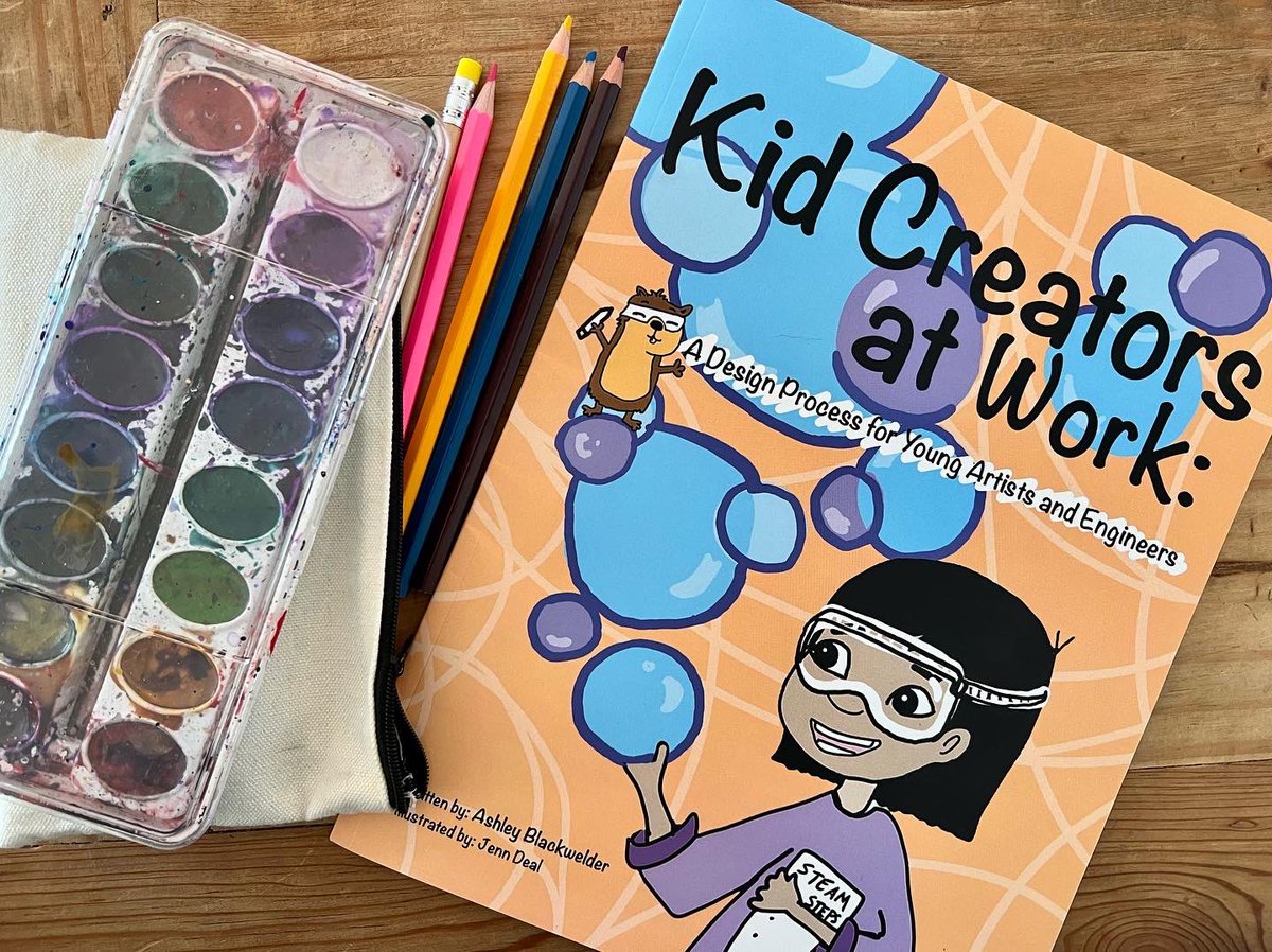 JDealDesign's tweet photo. So excited for my friend and her awesome kids design process book! I had so much fun creating the illustrations. If you are a elementary school teacher who teaches STEM/STEAM or a parent that wants a book to help their kiddo understand the design process. Check it out on Amazon! https://t.co/run8RdKBuY