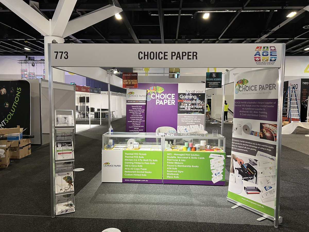 ChoicePaper's tweet image. The time is finally here! Day 1 of the @AustGamingExpo  🎉🎉🎉

We are so excited to see everyone over the next three days at stand 773!