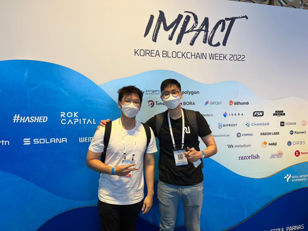 virtuals_io's tweet photo. Exciting! ✨ Our #PathDAO boys are at #KBW2022 this week. PathDAO represent! LFG sers 🤙🏻

#GameFi #Blockchain #KoreaBlockchainWeek https://t.co/L7VVFxCZ49