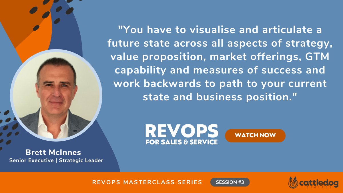 CattleDog_io's tweet photo. 50% of poll participants in the session shared that their organisation is '#dataaware,' while 0% said they are completely '#datadriven.'
Watch the latest session in the #RevOps Masterclass Series: RevOps for #Sales and #Service: https://t.co/biK9YWmM9Y https://t.co/N0E5acY3f7