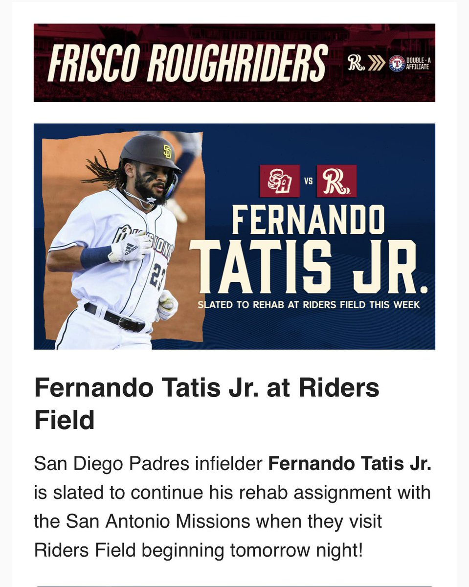KnoxDanger's tweet photo. See you tomorrow @tatis_jr!! https://t.co/315iCBx6py