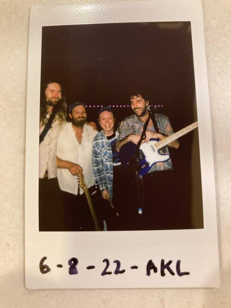 A mean time in Auckland, too many highlights. Thank you kind audience member for this candid shot