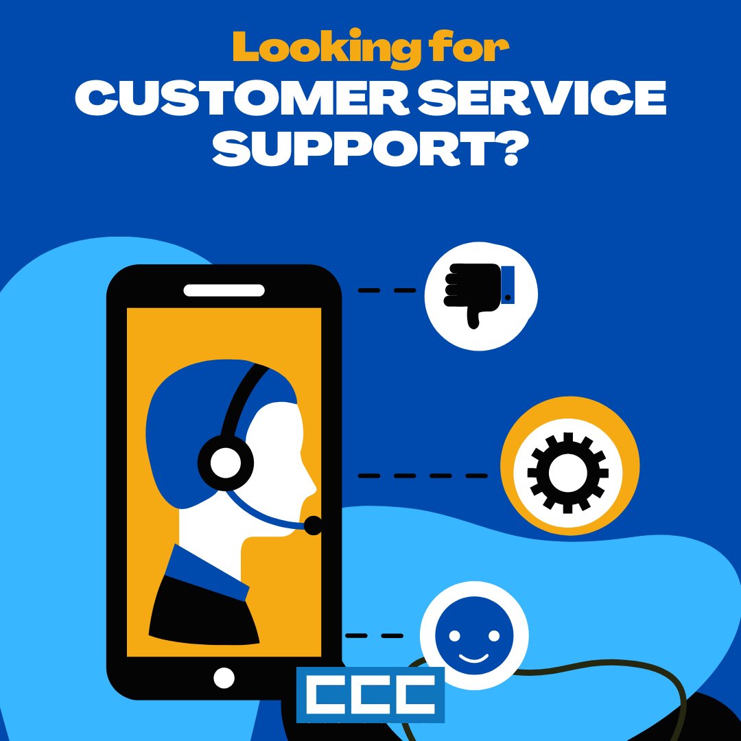 CCC offers customer service support in more than 30 languages worldwide. We support email, chat, and voice #CustomerServiceSupport assistance. More: ow.ly/4HWz50KftTn 

#CustomerService #CS #CustomerAssistance #MultilingualSupport #EmailSupport #ChatSupport #VoiceSupport