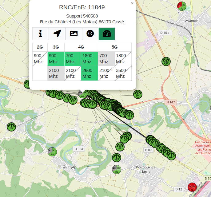 fr33mobile's tweet photo. #RNCmobile #Logo5G #Speedtest #Cissé 

Efficacité de l'#Intersite #Freemobile en vue directe.

(Spoil : +600 Mbps à 3,5 km du site booster doté de 3,5 GHz).

https://t.co/qPrf9KTw0O https://t.co/rK1RNc78pe