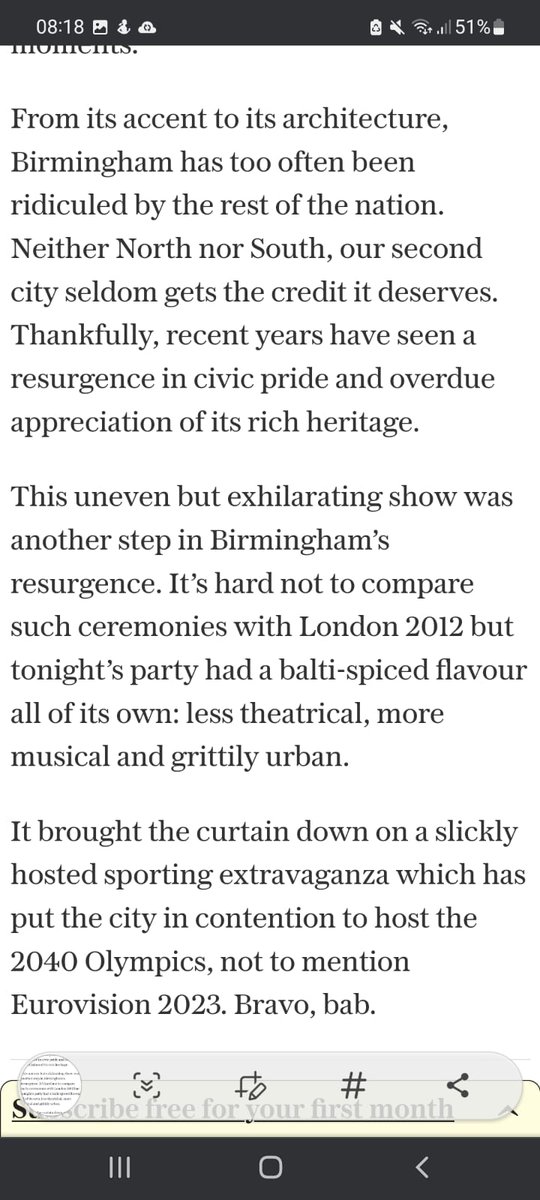 JackieSparry's tweet photo. This is a genuinely fab review 🥰 I'm so proud of our area and feel privileged to have played my own part in the games. https://t.co/dTOHMzAkP0