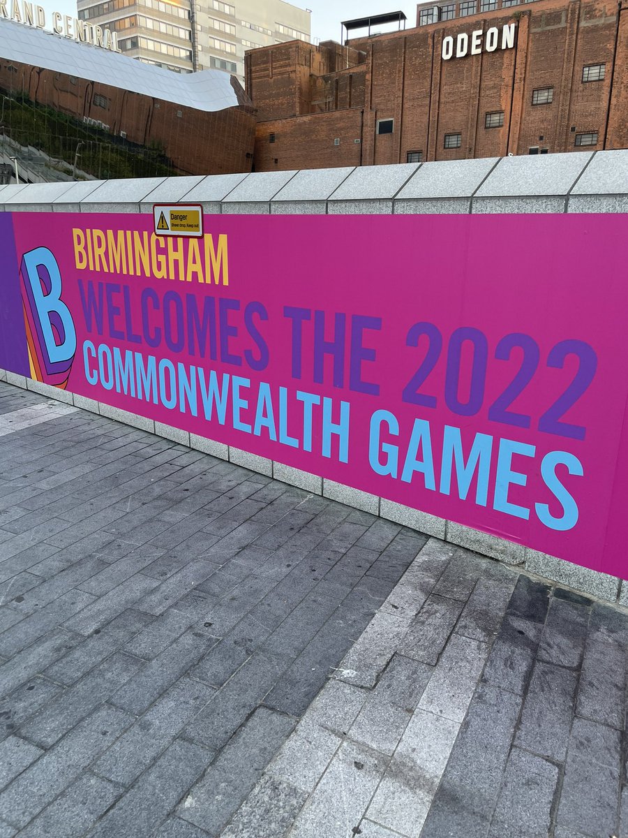 richdando78's tweet photo. A day late to the @birminghamcg22 party!

A quick visit before heading north to Durham for a @Sport_England #ClubMatters day with the @cdsport &amp; @DurhamCouncil sport development teams
#volunteerdevelopment
#clubdevelopment 
@SportStructures https://t.co/Wo5z8GbtXG