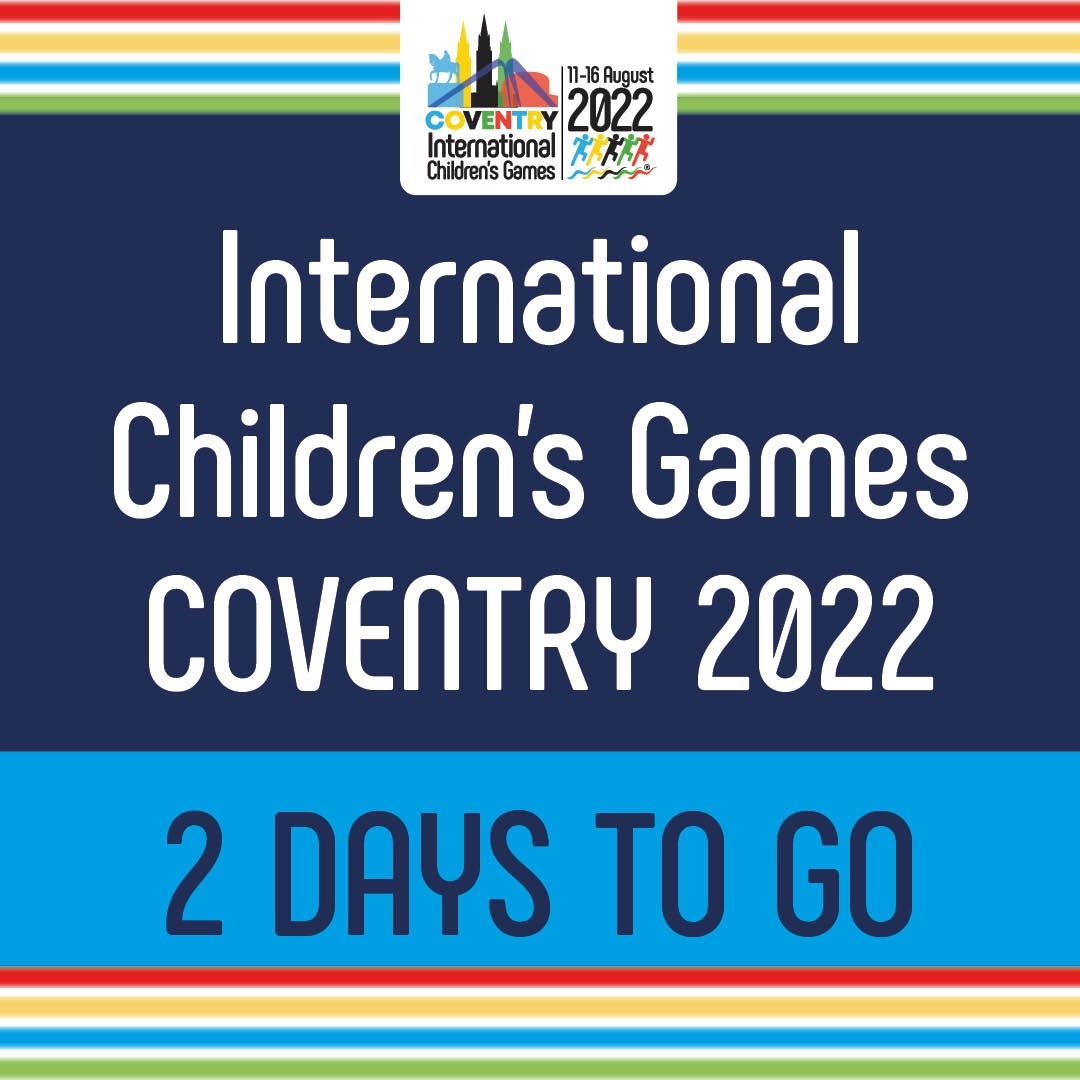 TWO DAYS TO GO!

48 hours until #ICGCoventry2022 athletes arrive in our city and we prepare for the competition to begin on Saturday.

Share and join in with the countdown!