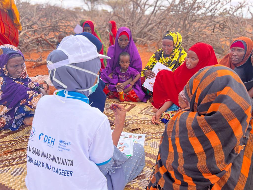 <a href="/DEH_Africa/">Development and Empowerment for Humanity (DEH)</a> teams visited rural villages in #Cadaado district in an effort to raise awareness, promote, and sustain exclusive breastfeeding, as well as educate the community on the importance of breastfeeding and ways to support breastfeeding mothers.funded by <a href="/shf_somalia/">Somalia Humanitarian Fund</a>