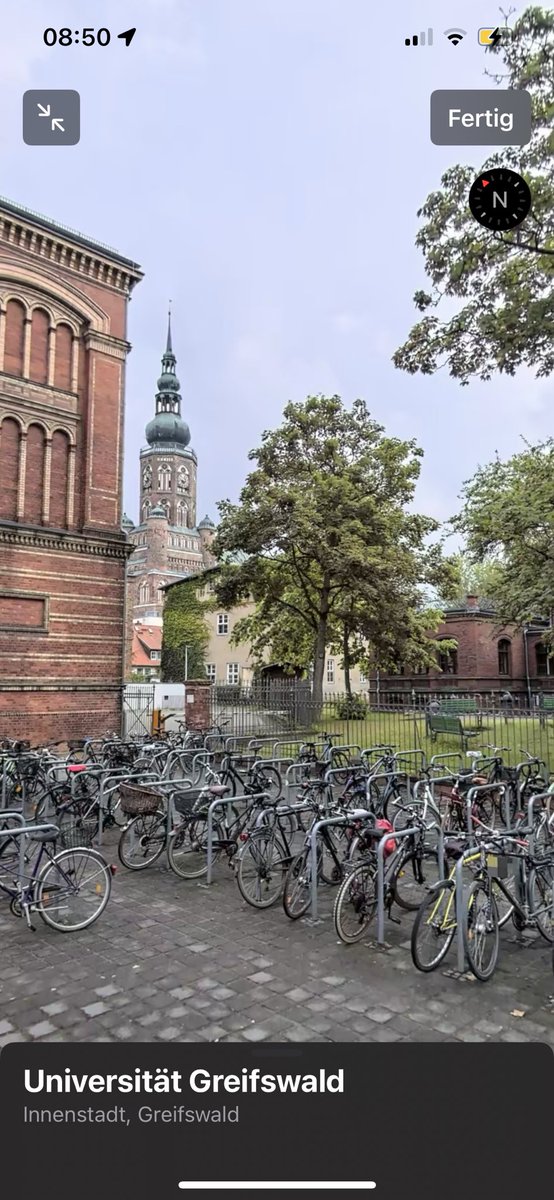 Virtuelle Stippvisite in Greifi mit dem neuen #Apple #lookaround 😎 fast wie Urlaub